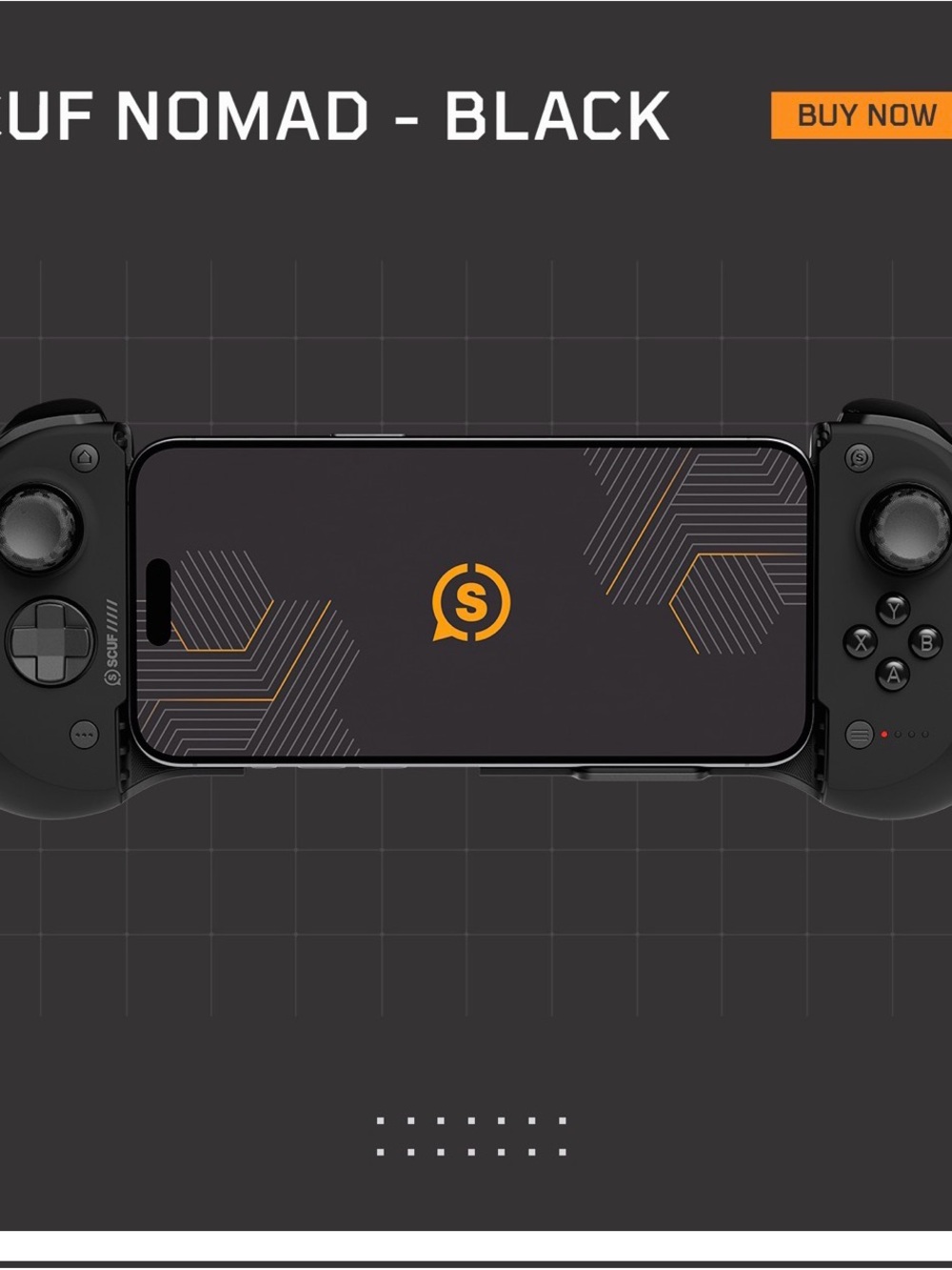 Nomad Mobile Gaming Controller - Black